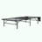 Black Metal Platform Foldable Bed Frame Twin Size
