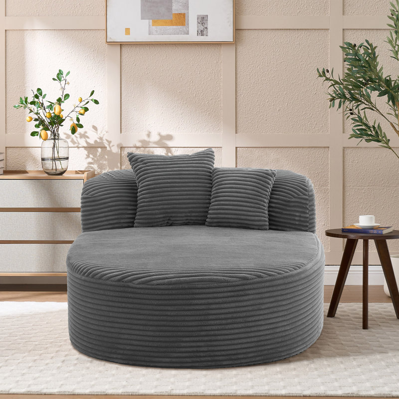 Méridienne Corduroy, Gris