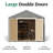 Value Gable Outdoor Wood Storage Shed-103777830-8539097