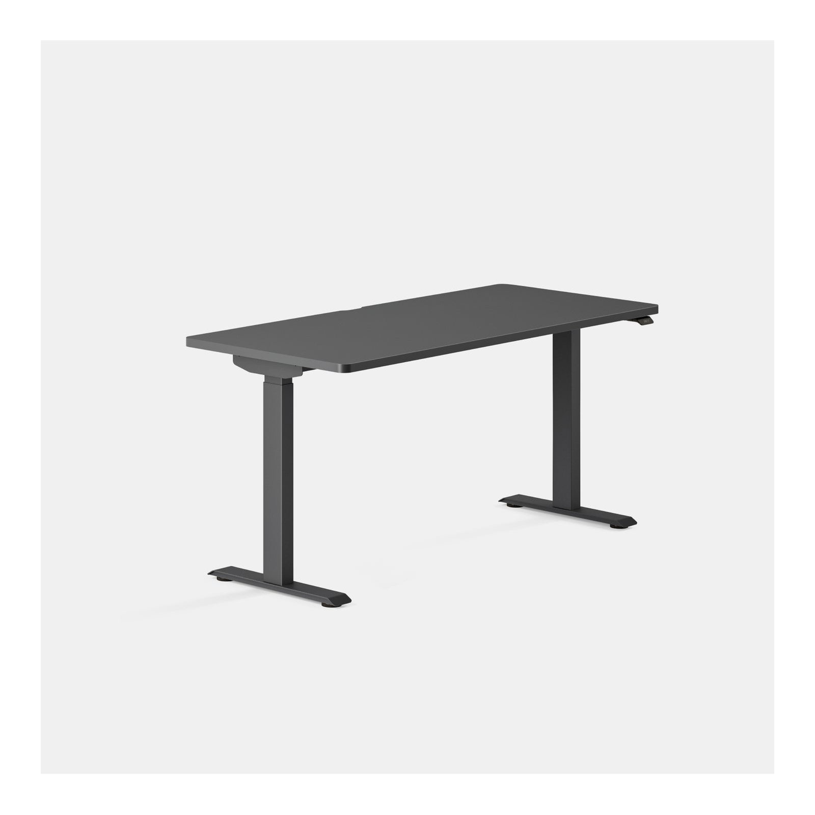 Duo Standing Desk, Charcoal, 47.3" H x 58" W x 27" D, Charcoal