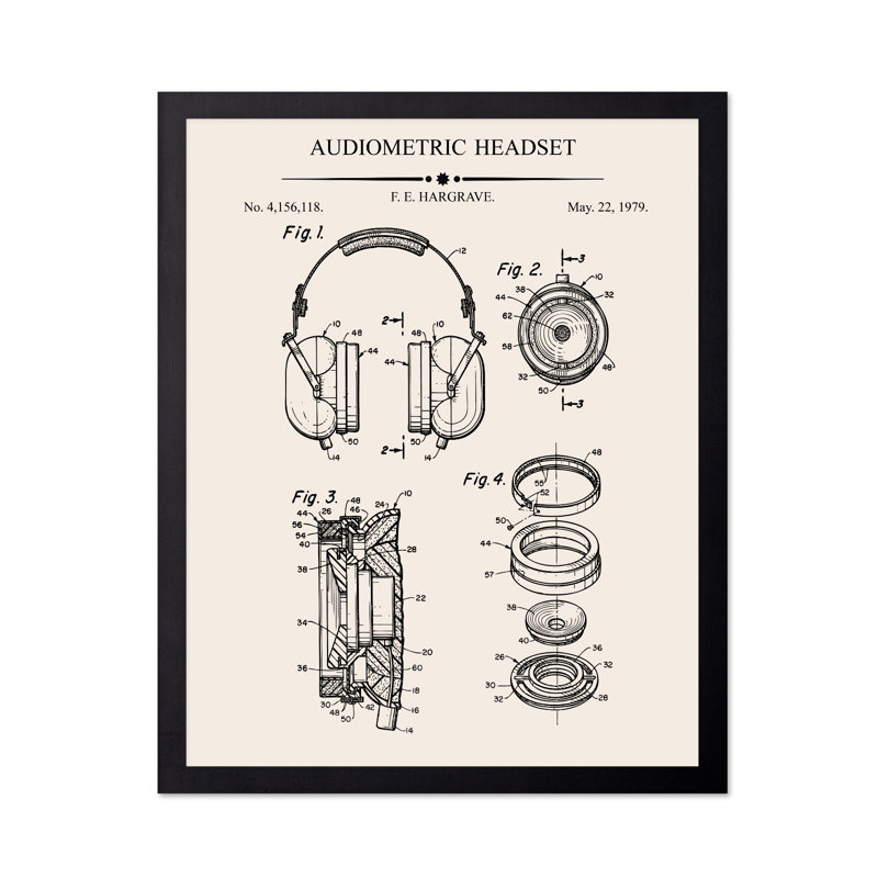 Modèle d'écouteurs n ° 1, Unframed, Poster, 08"H x 10"W