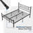 Metal Platform Bed Frame with Headboards and Footboards-1060713055-1060713059