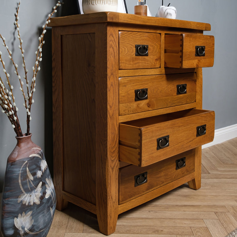 Coblyn 85cm W 5 - Drawer Chest of Drawers