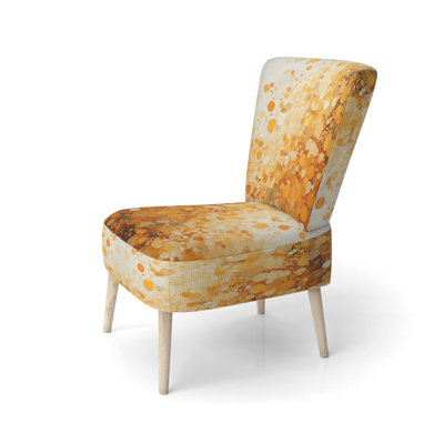Golden Harvest II - Chaise d'appoint rembourrée moderne