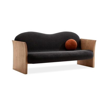 Black Upholstered Bench