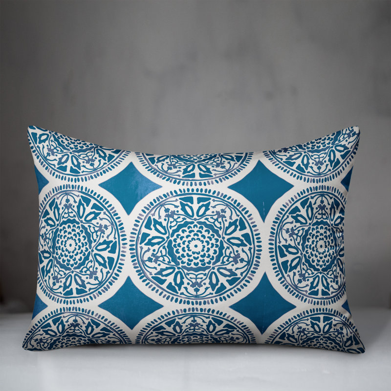 Housse et insert de coussin d'extérieur pour l'extérieur, Bleu