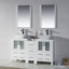 Ensemble de meuble-lavabo double 60 "avec miroir Mance-24551097
