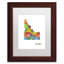 « idaho state map-1 », impression encadrée encadrée-17983385-19302557