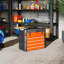 HOMCOM 4 Drawers Large Tool Box Powder Coated-569506371