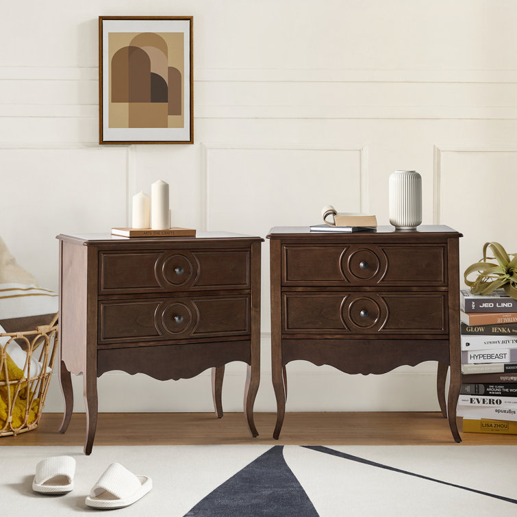 Arbin 3 - Drawer Nightstand with Charging Station and Hidden Drawer