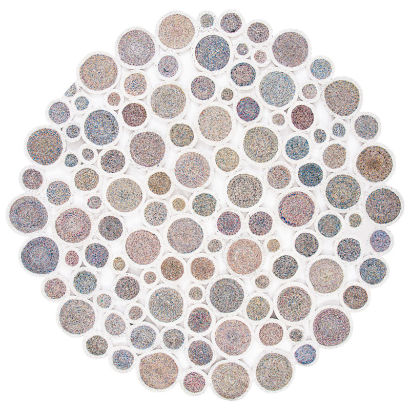 Vicaro Hand Woven Performance Rug, Round 4'