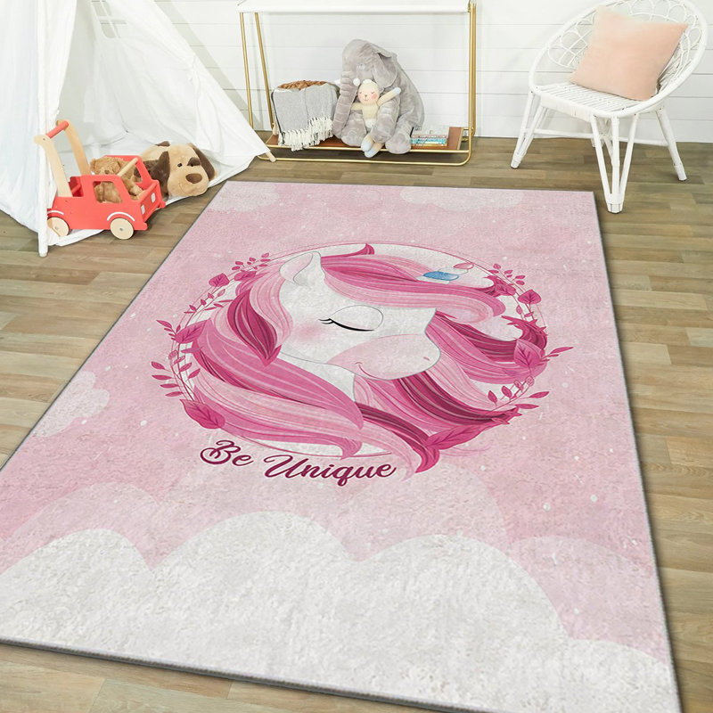 Tapis luxueux en polyester, 3,3 x 4,6 pieds | Tissu de velours 740 g / m², envers en feutre antidérapant, éponge stratifiée pour le confort | Antibactérien, lavable à la machine à 86 ° F | Imprimé numérique élégant pour la décoration intérieure