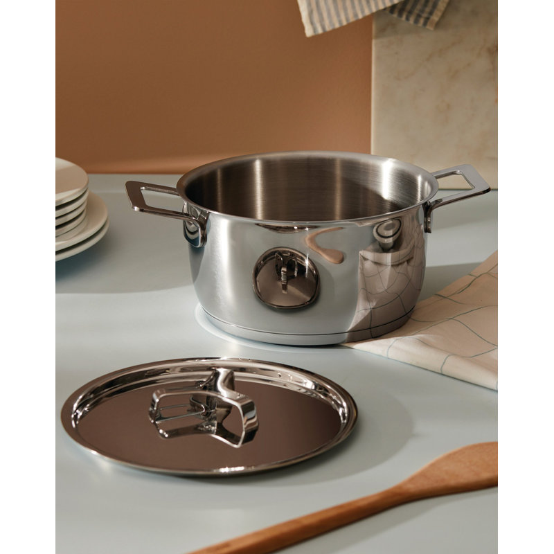9.5" Stainless Steel Casserole with Two Handles