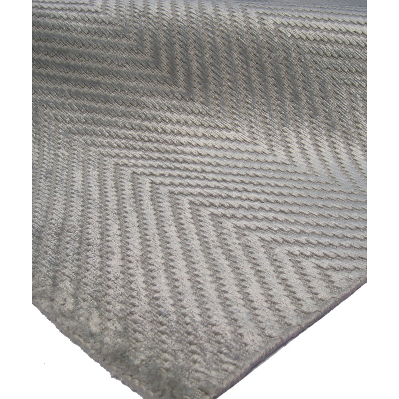 Honeycomb Chevron Area Rug, Rectangle 10' x 14'