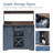 Vehorn 39.4''W Kitchen Sideboard&Farmhouse Coffee Bar Cabinet-1368405675