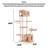 Multi-Functional Large Solid Wood Cat Tree