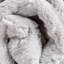 Tapis gris en fausse fourrure de couleur unie Davyn-988453653
