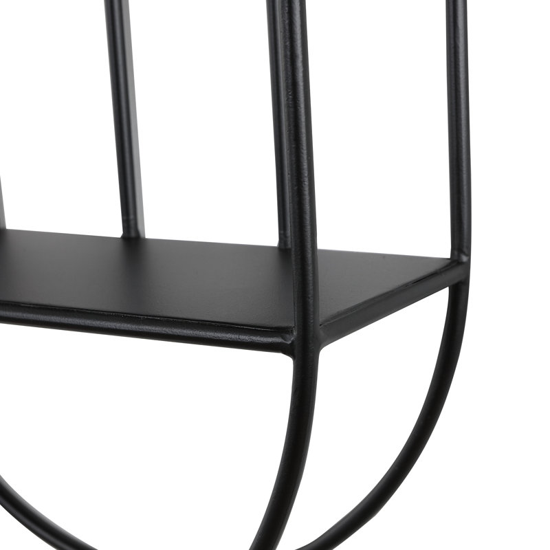 4 Piece Oval Metal Accent Shelf