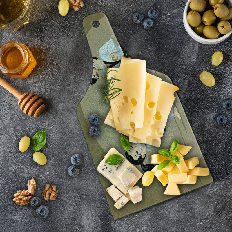 Planche à découper en verre trempé karaté Ambesonne