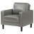 Lalittah Upholstered Track Arm Accent Chair Grey-43954852