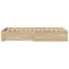 Bed Frame Sonoma Oak Engineered Wood