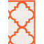 Tapis beige / orange à motif géométrique Ammundsen-2144357777