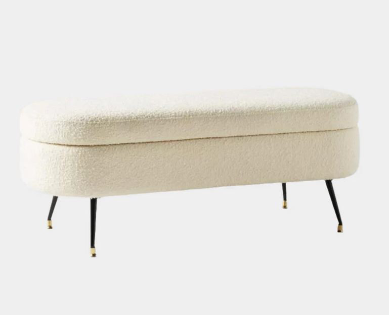 Banc rembourré Boston Boucle