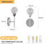 Calisce Steel Armed Sconce