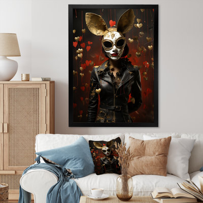 «Bunny Bank Robber Street Art II», reproduction d'art abstrait mural