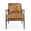 Arnold Leather Club Chair-1642438387