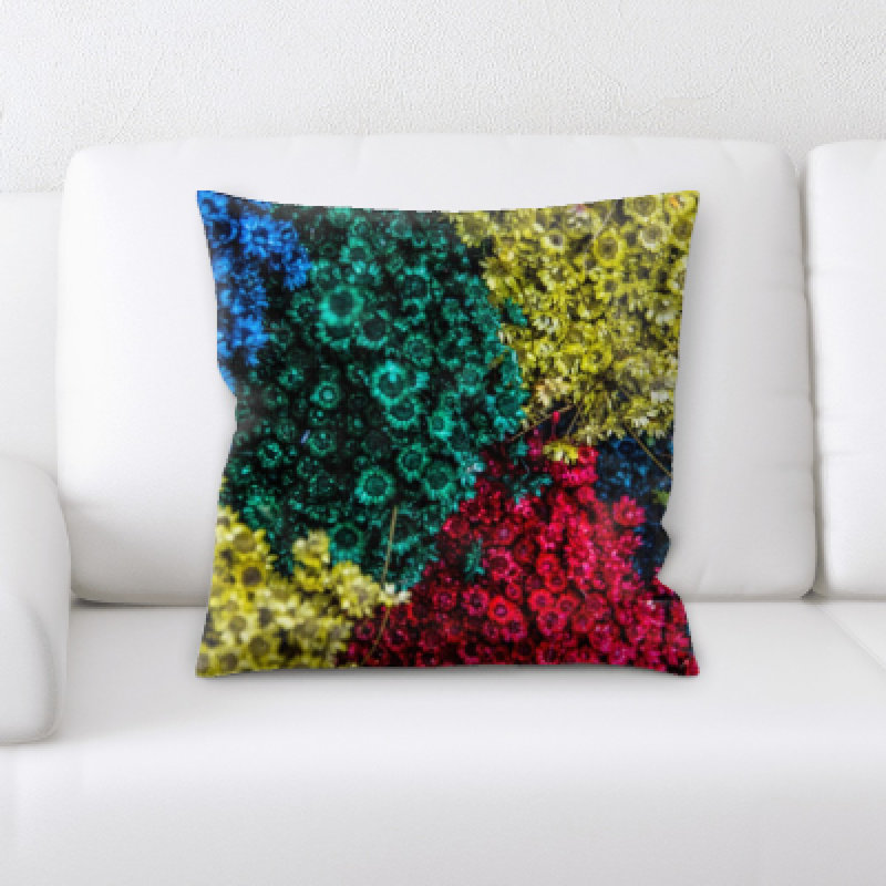 Microsuede Throw Pillow