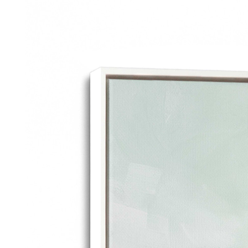 Rolling Verdant Landscape I Canvas Print, Opaque White Floater Framed, 24.75" H x 24.75" W x 1.75" D