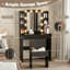 Meuble-lavabo avec 10 ampoules Hollywood