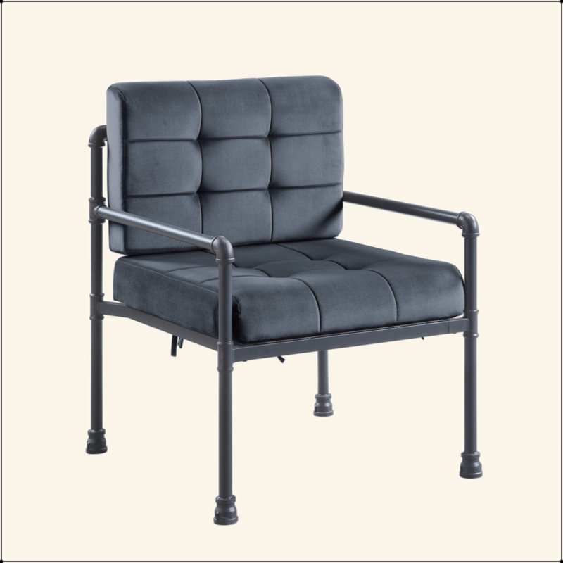 Fauteuil d'appoint Velvet & Sandy