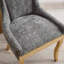 Chaises de salle à manger en chenille-450149815