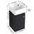 Twayne 12'' Single Bathroom Vanity with Ceramic Top
