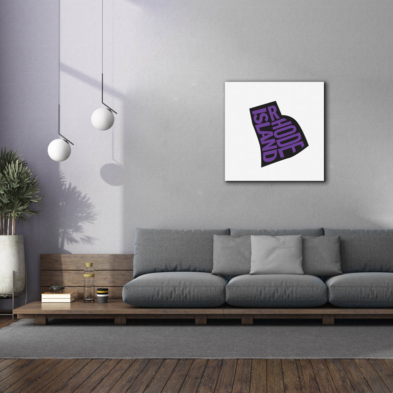 «Rhode Island 2» par Art Licensing Studio, art mural épique Graffiti, 18 po x 18 po, H 37 po x l 37 po x P 1,5 po
