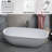 59'' x 29.5'' Freestanding Soaking Solid Surface Bathtub-88310473