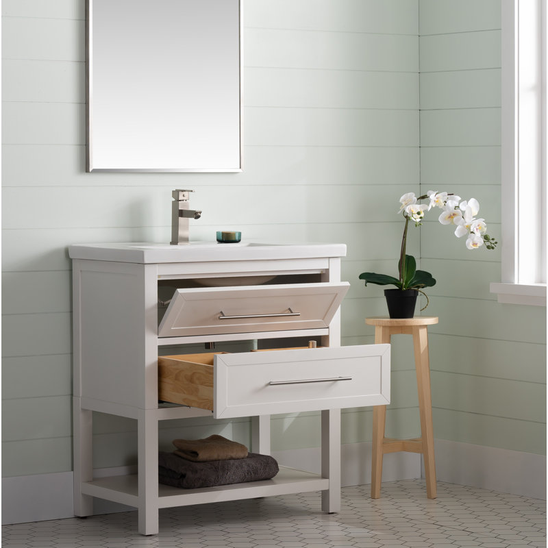 Bickley 30" Single Bathroom Vanity Set, White