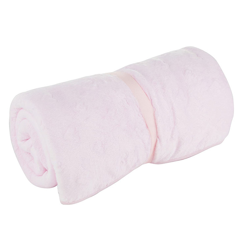 Jeté douillet de qualité supérieure Continental Bedding, Rose