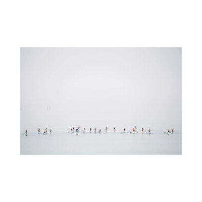 Floating Mirage by Joshua Raif - Wrapped Canvas Painting