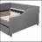 Upholstered Daybed With Two Drawers, Wood Slat Support, Beige, Full Size-325684914