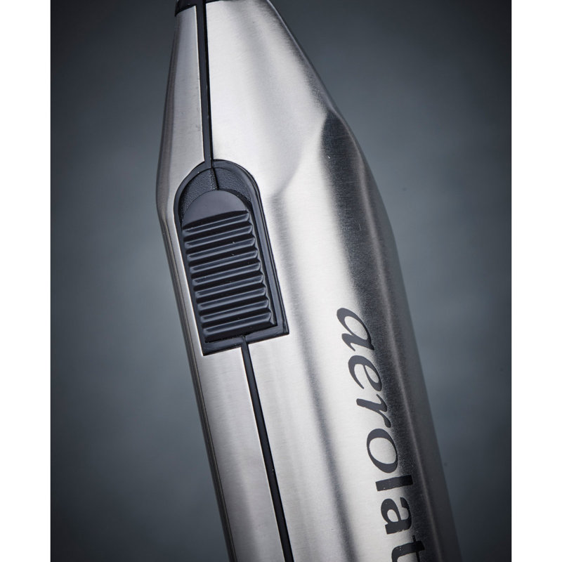 Compact Stainless Steel Handheld Milk Frother with Stand