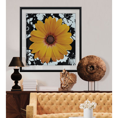 «Black and Bloom I», reproduction de peinture à l'huile