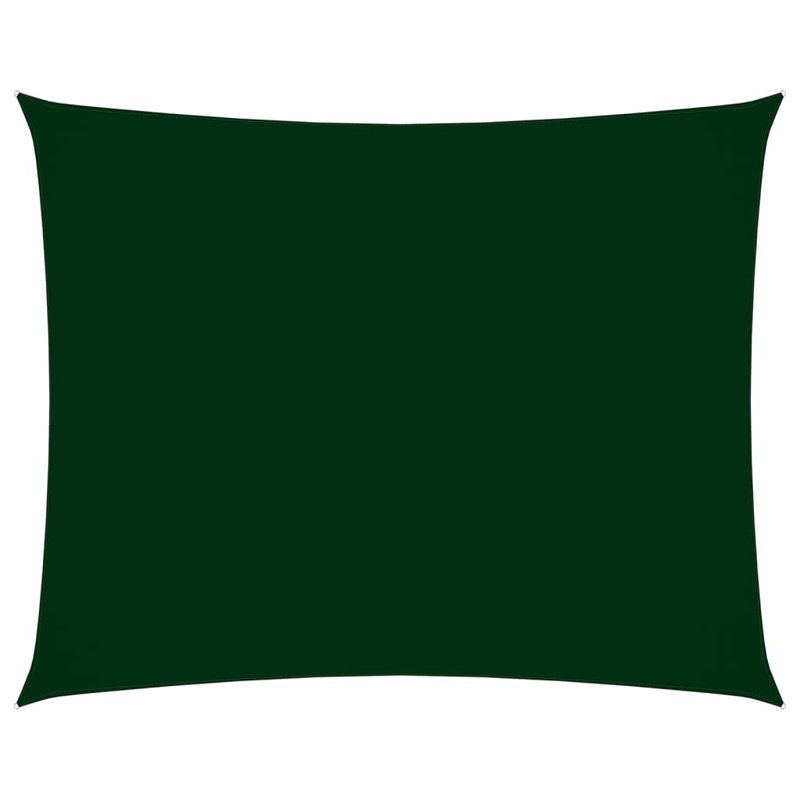 Yutan Rectangular Shade Sail, Dark Green, 600cm x 500cm