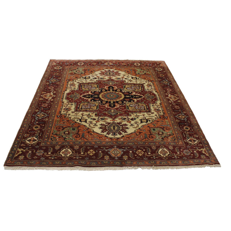 Oriental Area Rug in Beige