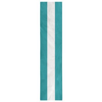 Miami Throwback Football Stripes Table Runner