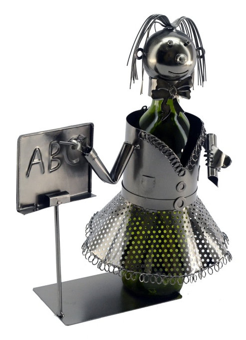 Teacher 1 Bottle Tabletop Wine Bottle Rack Wine Bodies