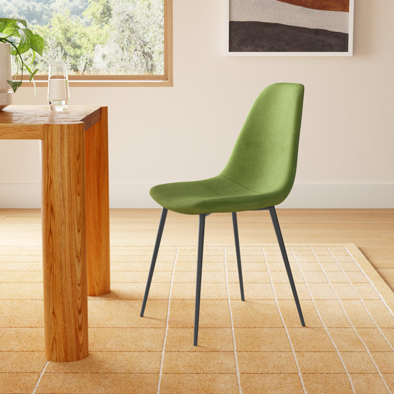 Kody Performance Velvet Dining Chair, Bella Forest Performance Velvet