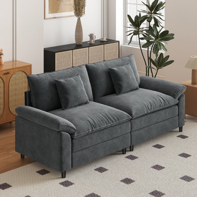 Canapé modulaire 83,9 po en chenille
